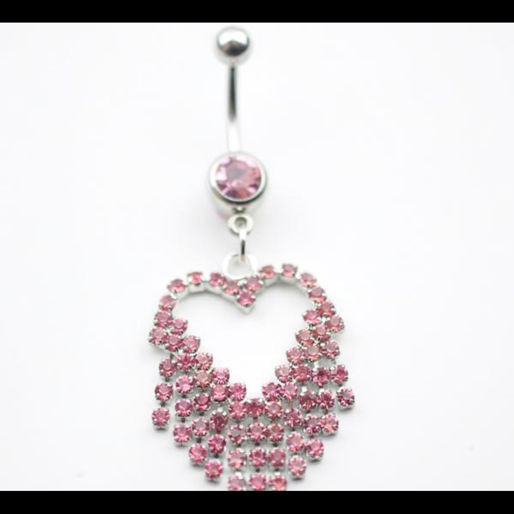 Brand new belly ring piecing dangling